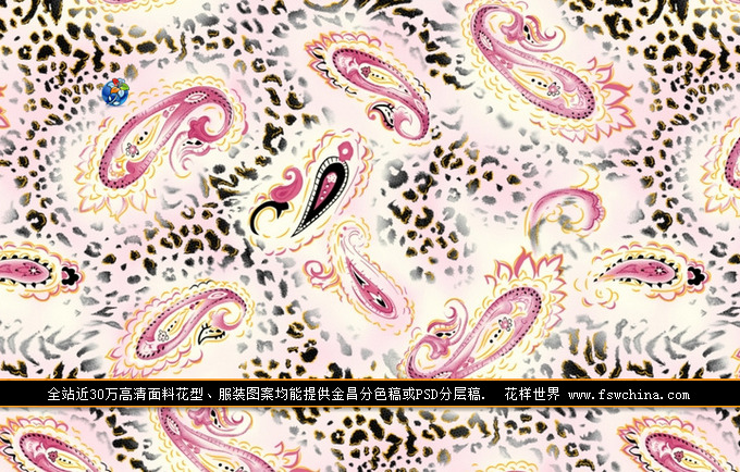 佩茲利 佩斯利 印花花型 面料圖案 佩茲利 佩斯利 印花花型 面料圖案